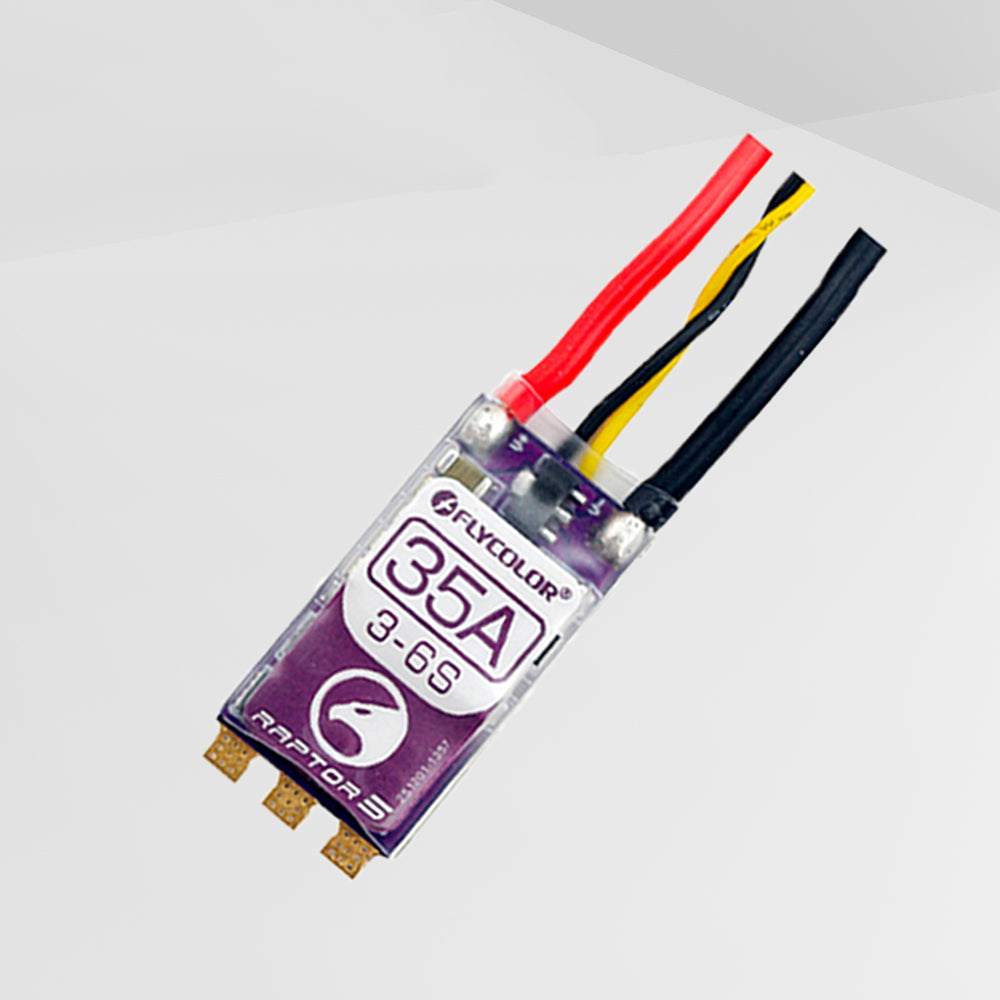 FLYCOLOR RAPTOR5 35A 45A 50A BLHeli-32 ESC 3-6S Brushless Speed Controller Dshot Proshot for RC FPV Racing Drone Multi-Rotor