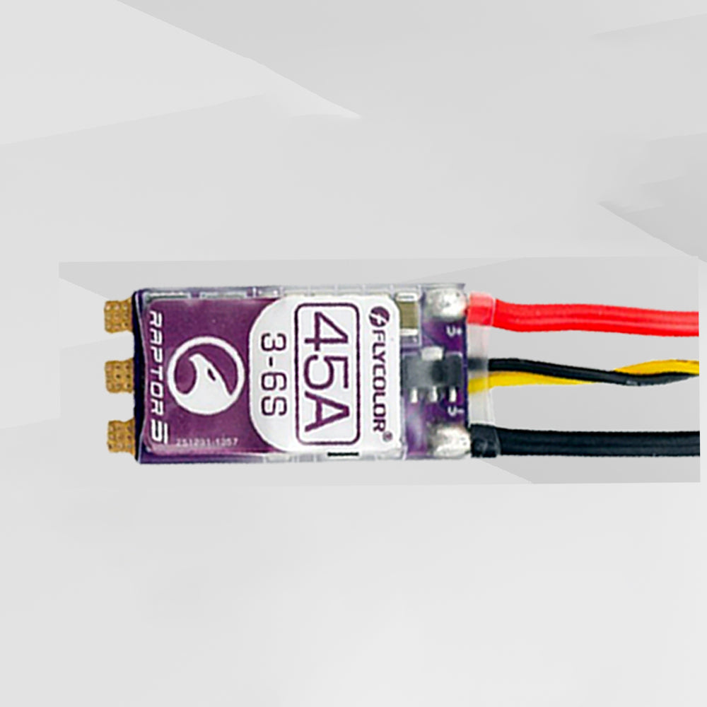 FLYCOLOR RAPTOR5 35A 45A 50A BLHeli-32 ESC 3-6S Brushless Speed Controller Dshot Proshot for RC FPV Racing Drone Multi-Rotor
