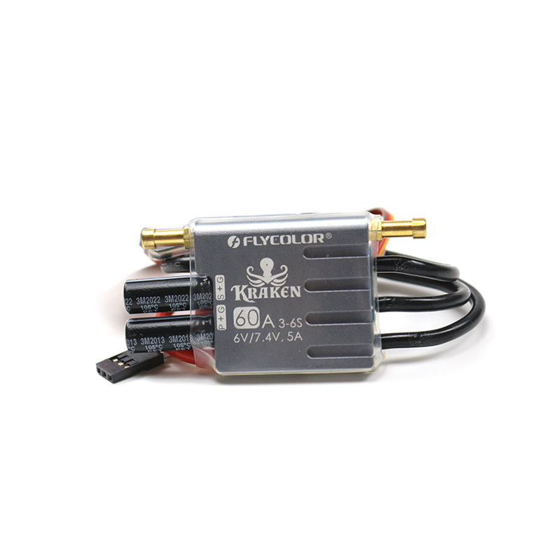 Flycolor Kraken Series 3-6s Lipo 40A 60A 90A 120A 150A Wifi Enabled Waterproof Brushless Speed Controller Esc For Rc Boat