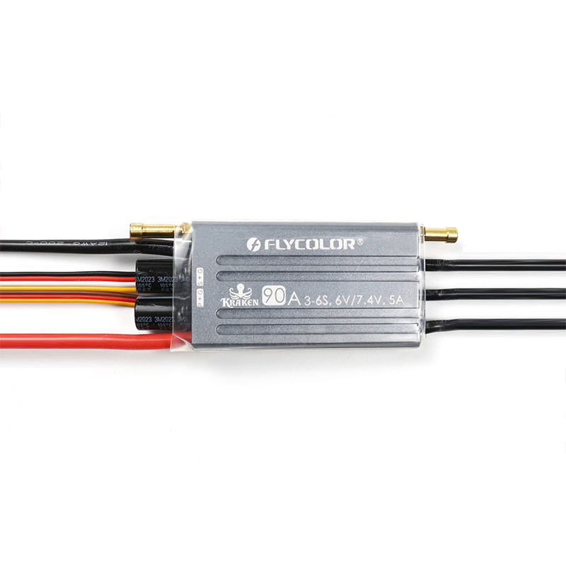 Flycolor Kraken Series 3-6s Lipo 40A 60A 90A 120A 150A Wifi Enabled Waterproof Brushless Speed Controller Esc For Rc Boat