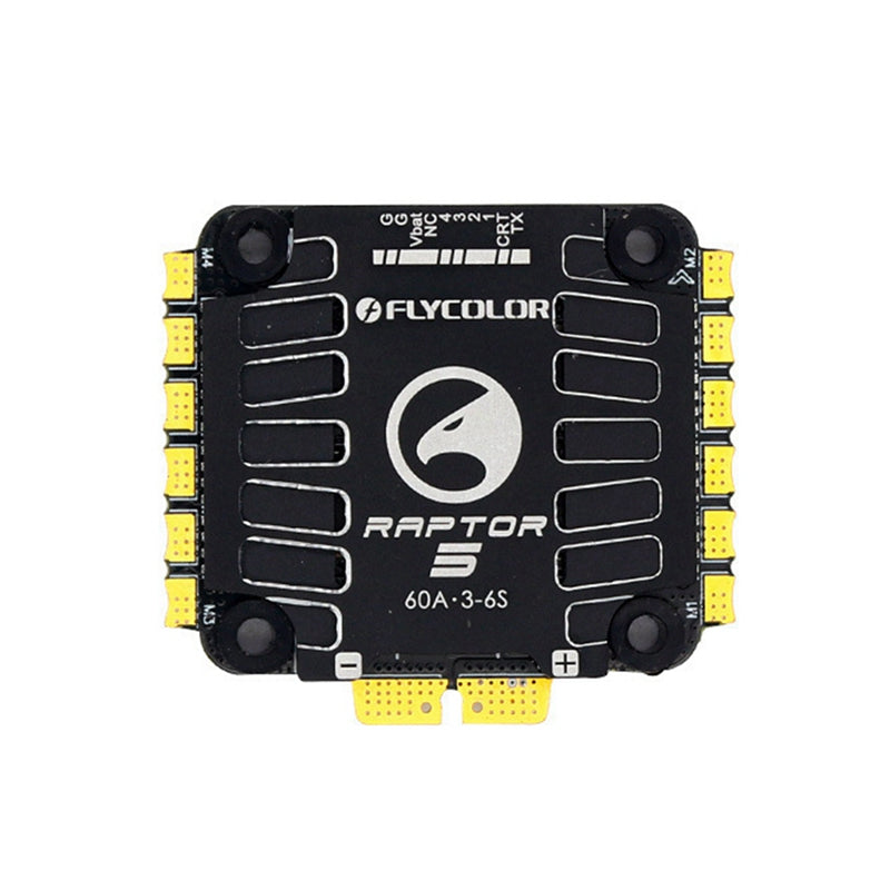 FLYCOLOR Raptor5 60A 4in1 ESC G071 PWM 3-6S ESC for FPV Drone Freestyle Flight Controller Stack DIY Parts