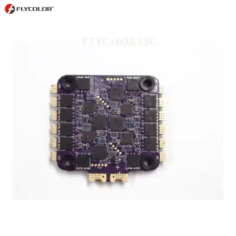 Flycolor X-TOWER 2 F7 60A 4 in 1 ESC Flying Tower/Stack FPV Bluetooth To Adjust Parameters LED Flight Control
