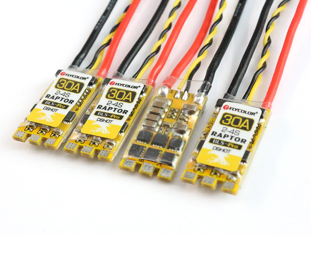 Flycolor Raptor BLS Pro BLHeli-S 30A Plastic Brushless ESC DSHOT 2-4S for FPV Racing Drone RC Multicopter