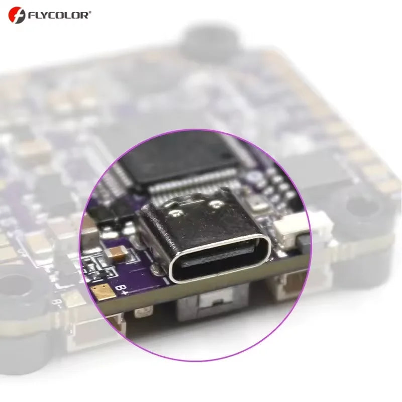 Flycolor X-TOWER 2 F7 60A 4 in 1 ESC Flying Tower/Stack FPV Bluetooth To Adjust Parameters LED Flight Control