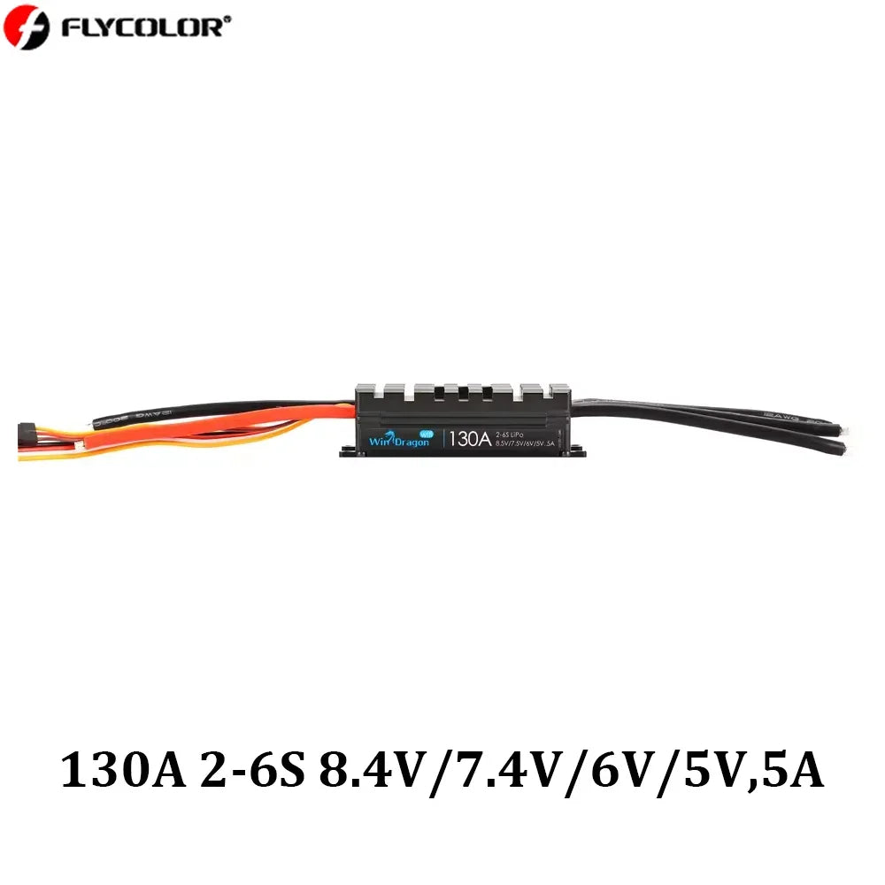 FLYCOLOR WinDragon 20A 30A 40A 60A 80A 130A ESC 2-6S Brushless Speed Controller for RC Airplane Aircraft Fixed Wing Helicopter