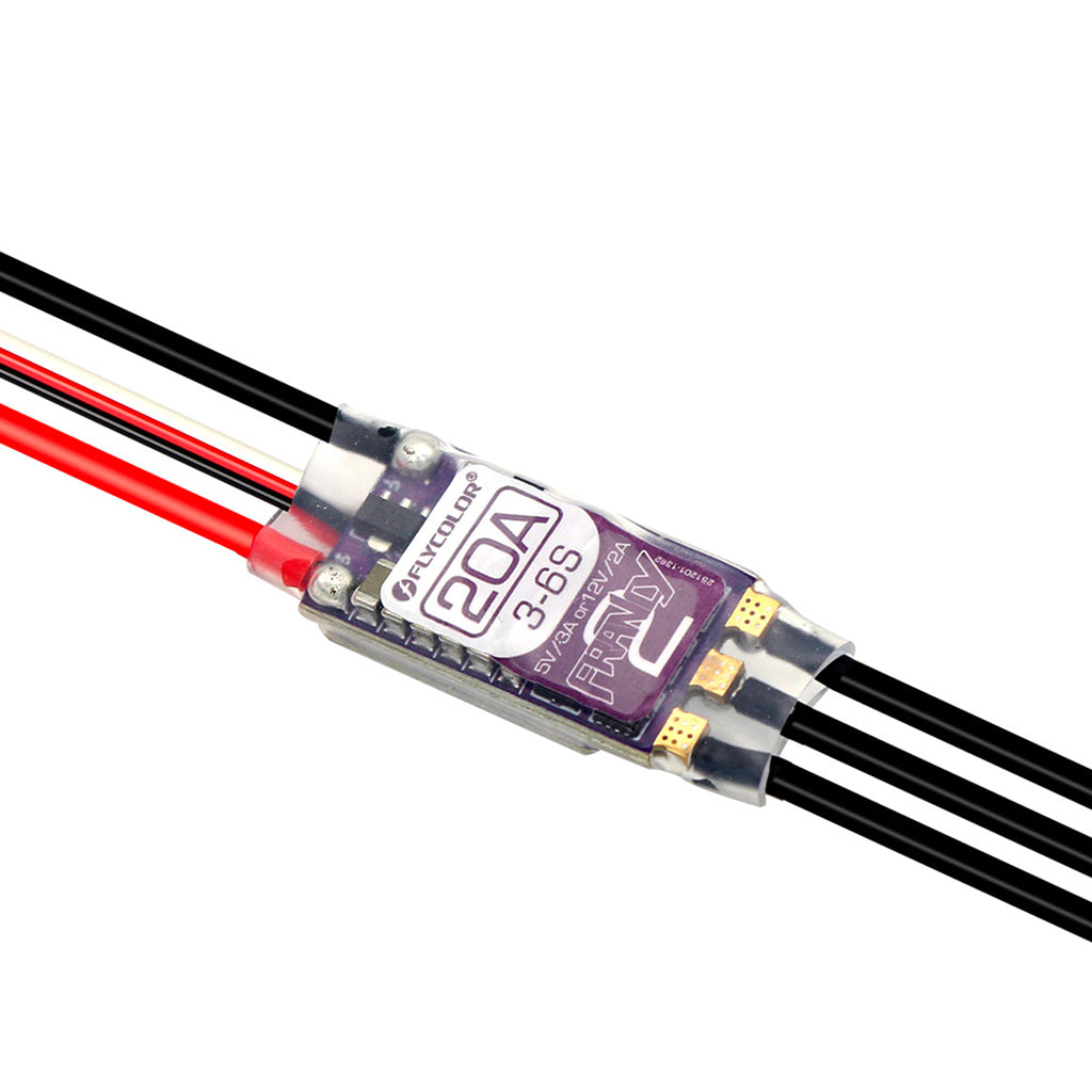 Flycolor Blheli_32 20A/30A/40A/50A 3-6S ARM 32bit DSHOT1200 Brushless ESC for RC Racer FPV Drone Multicopter Quadcopter