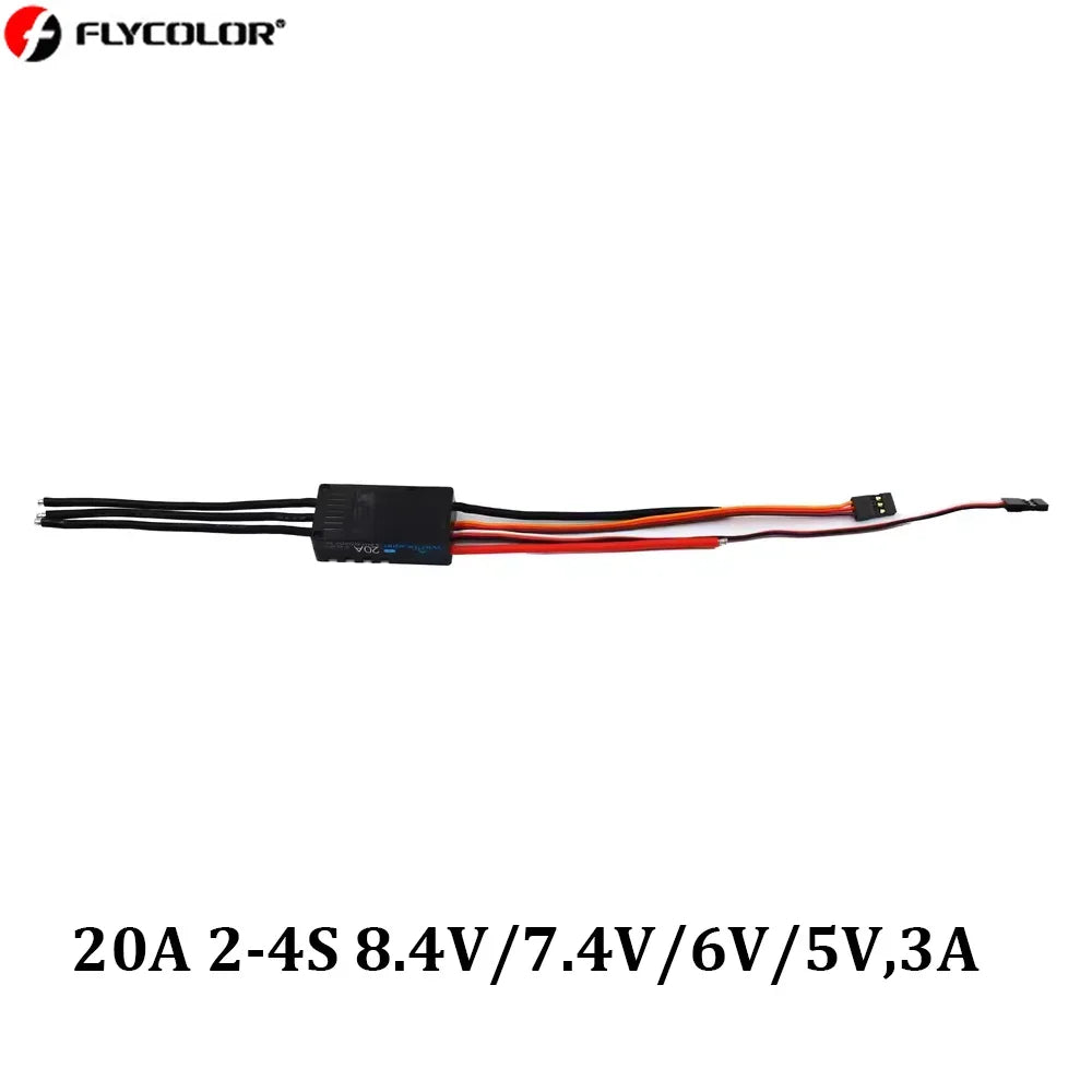 FLYCOLOR WinDragon 20A 30A 40A 60A 80A 130A ESC 2-6S Brushless Speed Controller for RC Airplane Aircraft Fixed Wing Helicopter