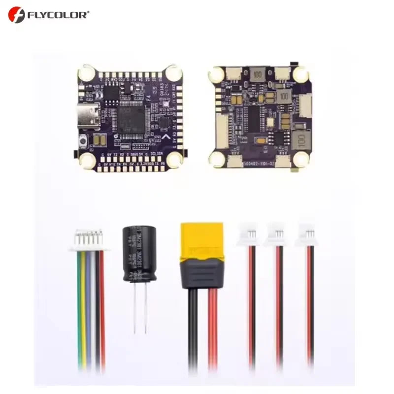 Flycolor Raptor BLS-04 F4 Tower 3V 5V 9V 50MHZ FPV Flight Controller 55A 65A 4-IN-1 ESC 3-6S Stack