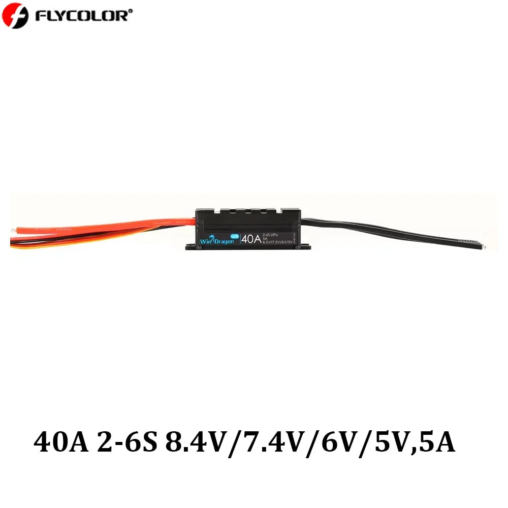 FLYCOLOR WinDragon 20A 30A 40A 60A 80A 130A ESC 2-6S Brushless Speed Controller for RC Airplane Aircraft Fixed Wing Helicopter