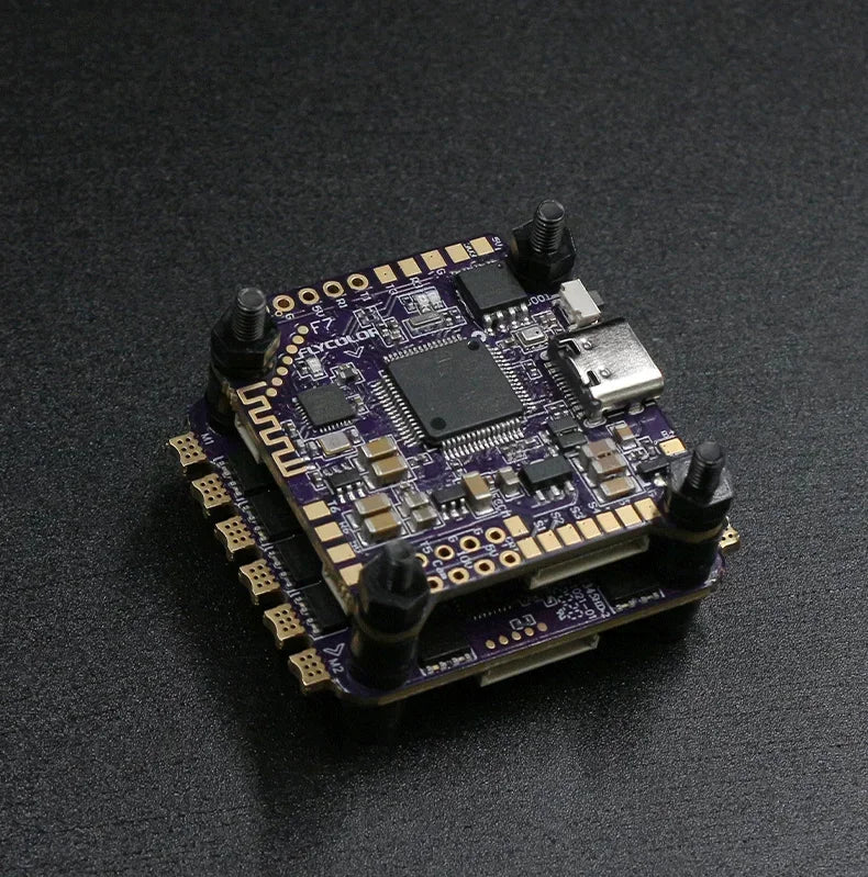 Flycolor X-TOWER 2 F7 60A 4 in 1 ESC Flying Tower/Stack FPV Bluetooth To Adjust Parameters LED Flight Control