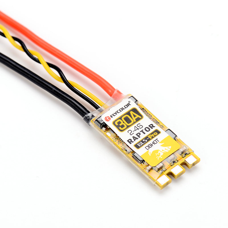 Flycolor Raptor BLS Pro BLHeli-S 30A Plastic Brushless ESC DSHOT 2-4S for FPV Racing Drone RC Multicopter