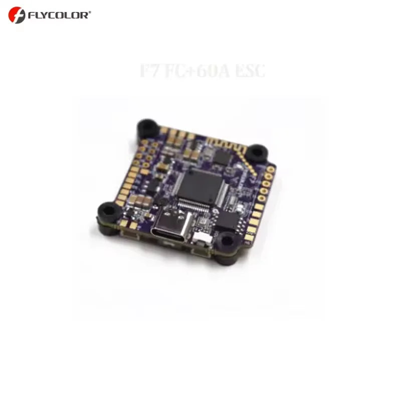 Flycolor X-TOWER 2 F7 60A 4 in 1 ESC Flying Tower/Stack FPV Bluetooth To Adjust Parameters LED Flight Control